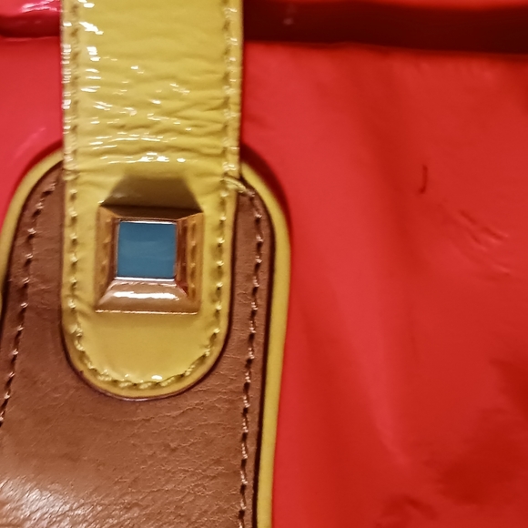 L.A.M.B. Kaleidescope Kaye Patent Leather Handbag - Picture 8 of 15